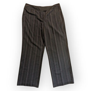 Studio 1940 Black Pink Striped Trousers Size 18W